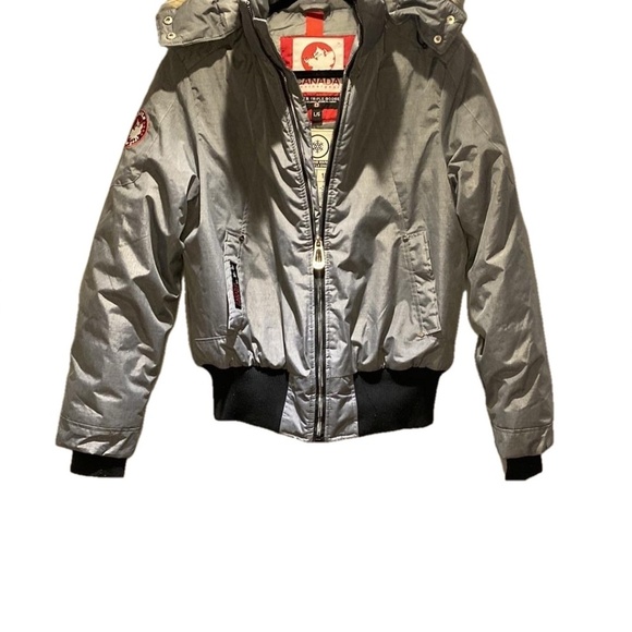 Fairweather CANADA WEATHER GEAR Bomber Jacket Warm Super Triple Goose Grey L - Picture 8 of 15